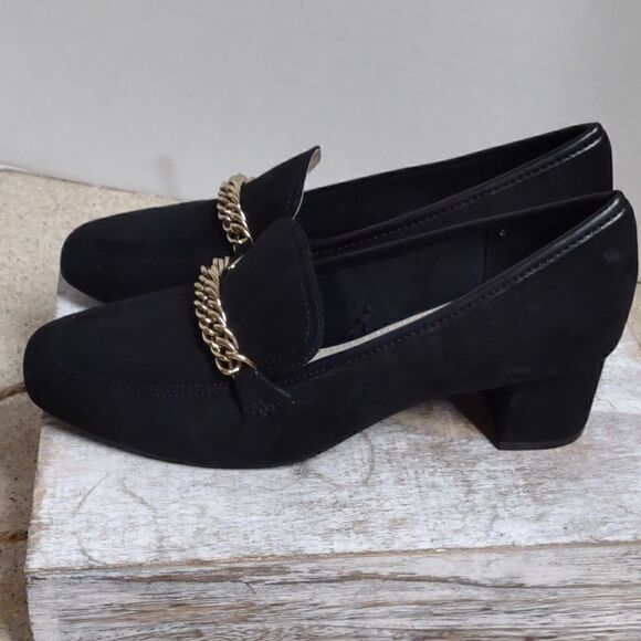 👍 Liz Clayborne Suede Flats Size 7  A1 - Picture 3 of 5